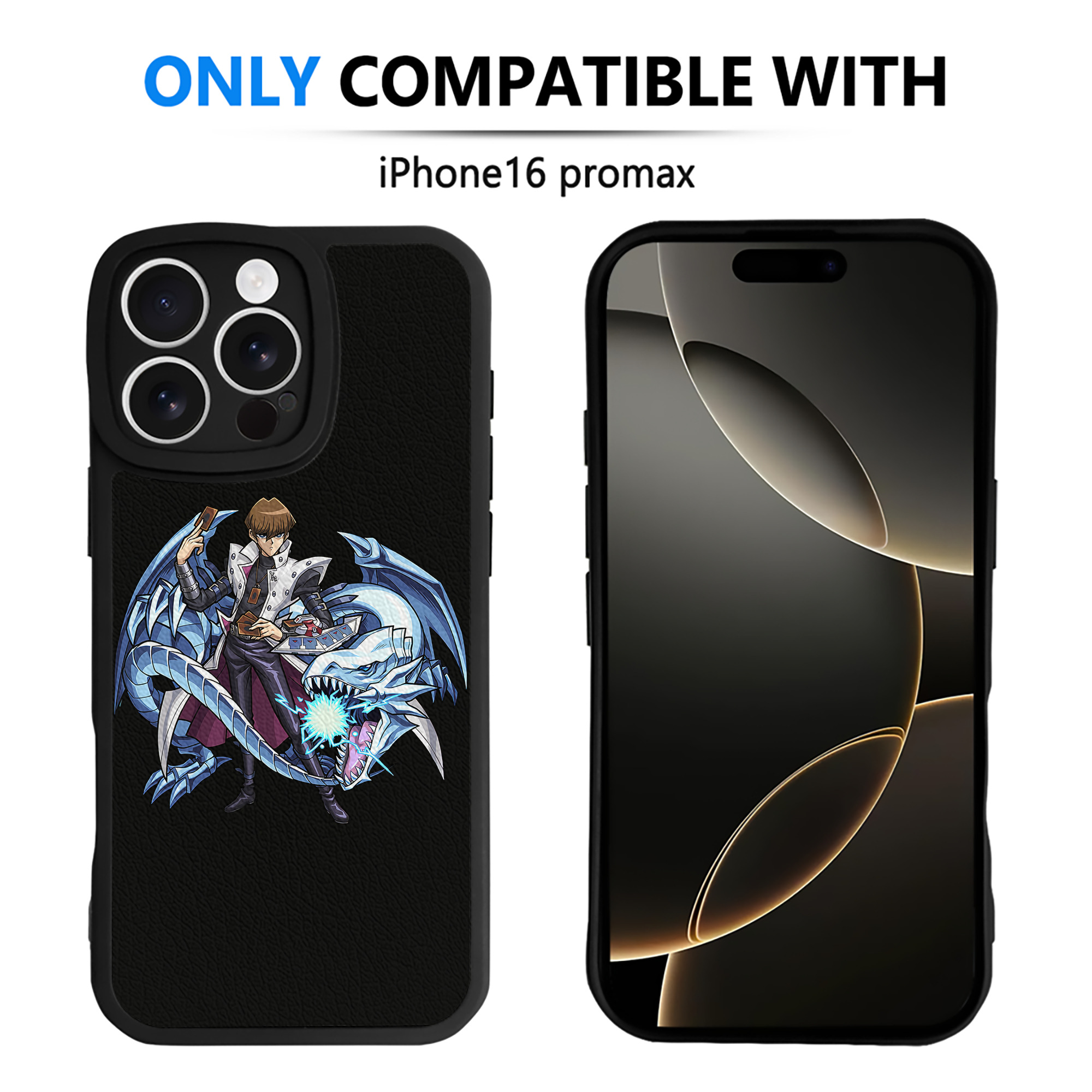 （画像用） 遊☆戯☆王 Yu-Gi-Oh! 【iPhone 16シリーズ対応】シリコンスマホケース（レザー調） 材質：シリコン